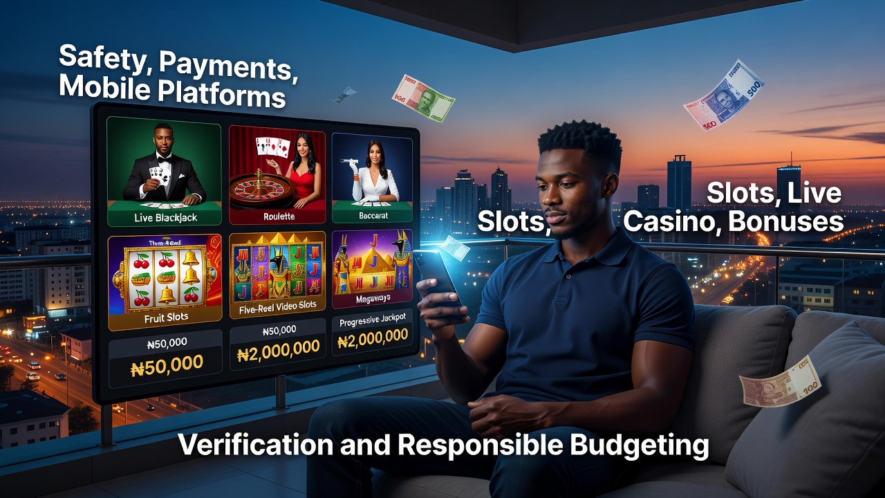 Online Casino Gaming in Nigeria Explained: Safety, Payments, Mobile Platforms, Slots, Live Casino, Bonuses, Verification and Responsible Budgeting