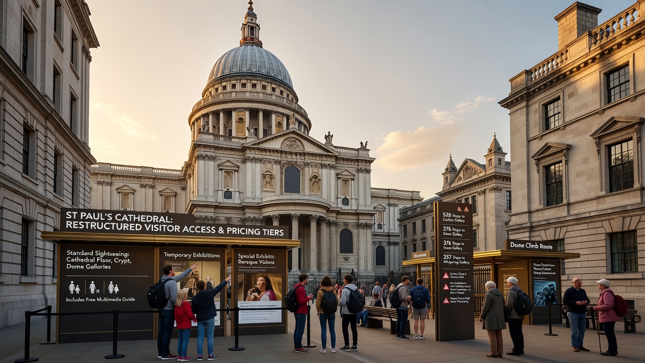 St Paul's Cathedral Restructures Visitor Access and Pricing Tiers