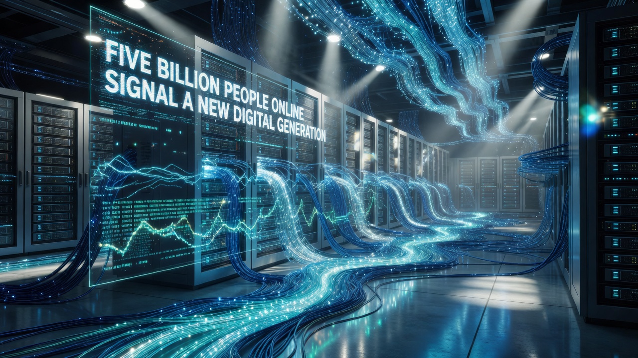 Five Billion People Online Signal a New Digital Generation