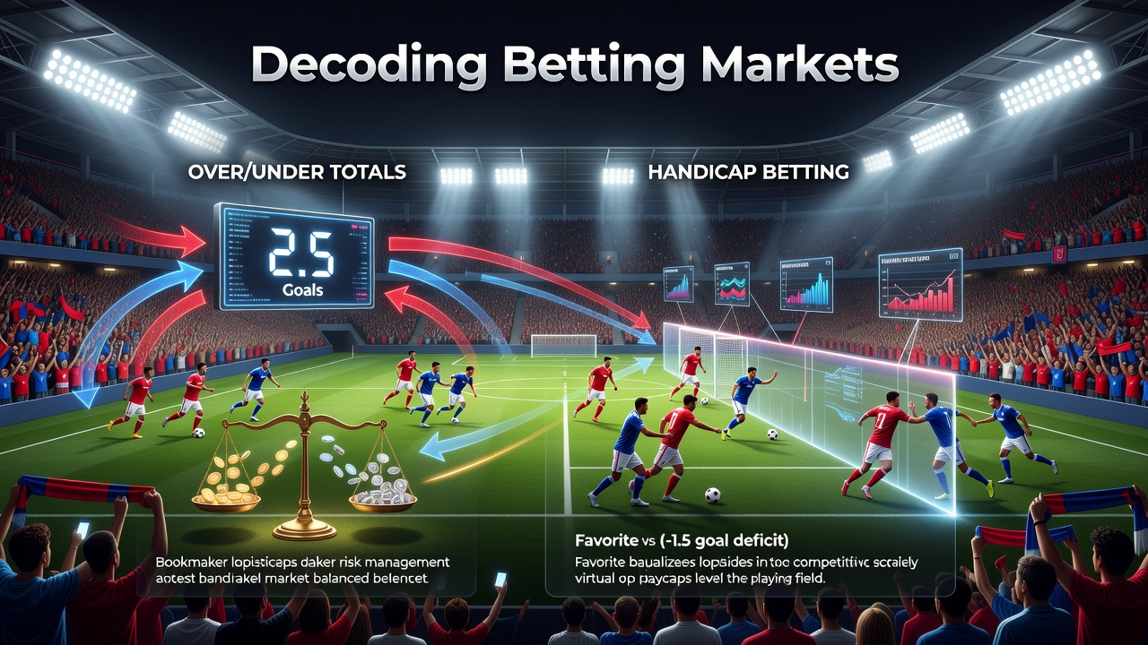 Decoding Betting Markets: What Over/Under and Handicap Odds Really Mean
