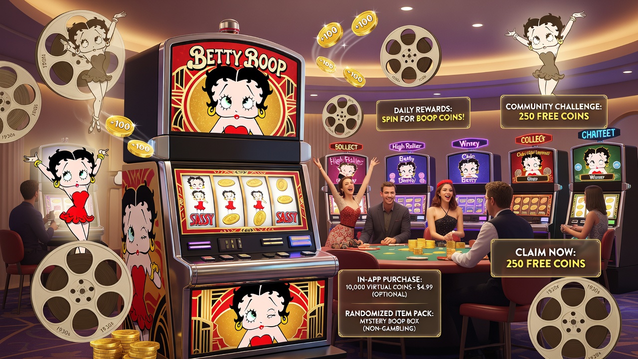 Caesars Slots Adds Betty Boop as Social Casino Courts Nostalgia