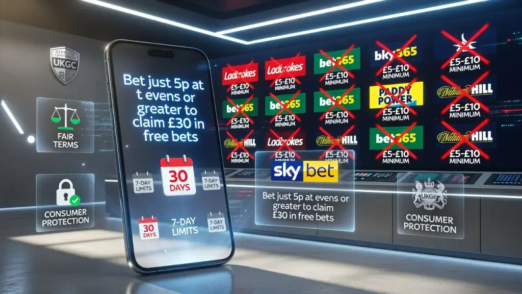 Sky Bet's £30 Welcome Offer Signals Shift Toward Low-Barrier Sign-Ups